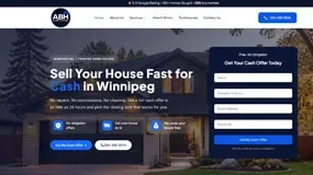 AJ Buys Houses real estate website project