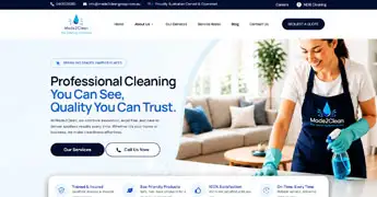 Made2Clean cleaning website project