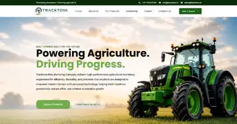 TrackTova agricultural website project