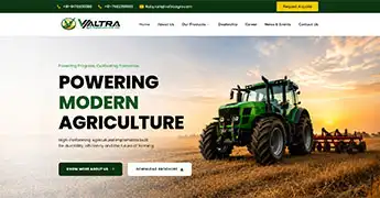 Valtra Agro website design project
